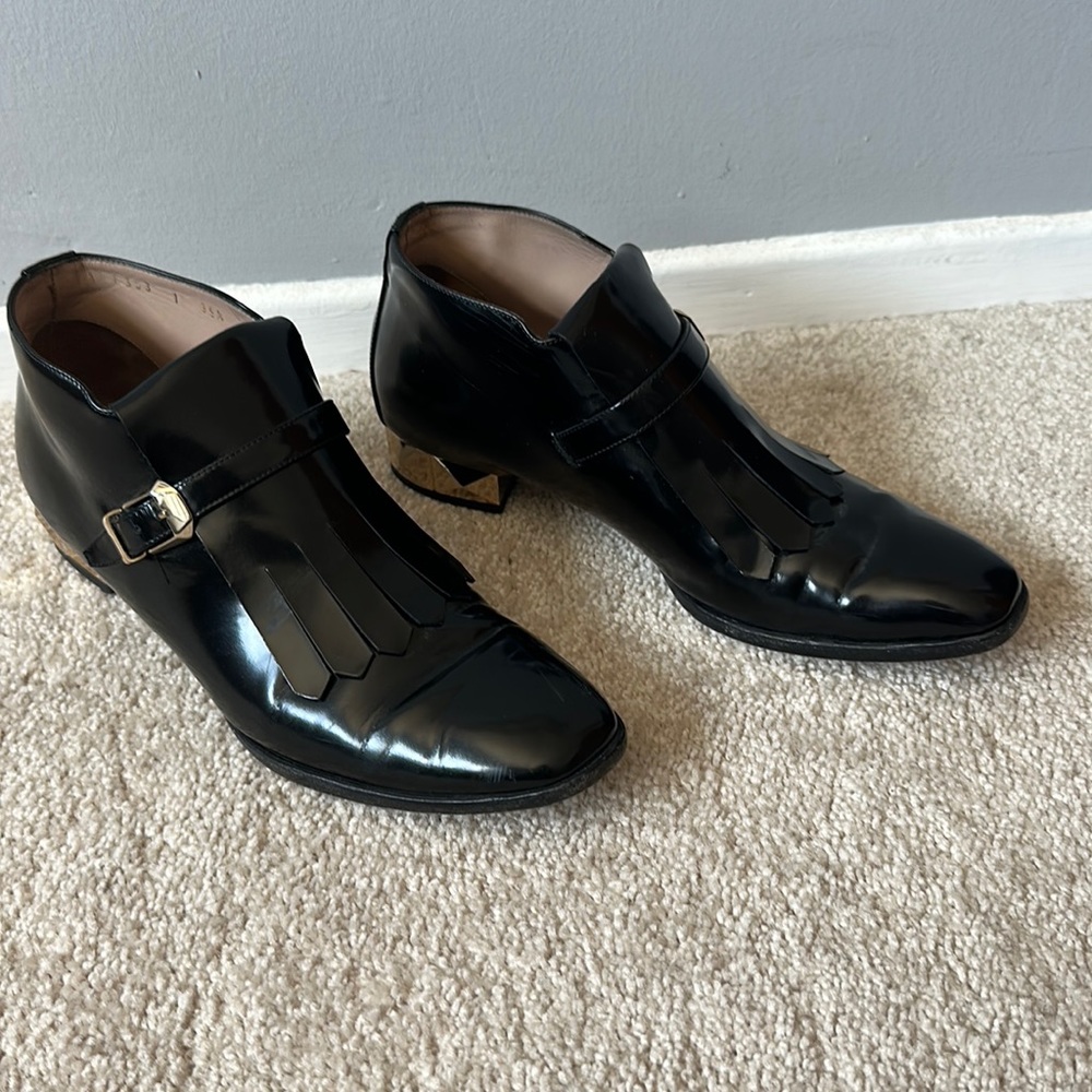Valentino Low Heel Ankle Boots